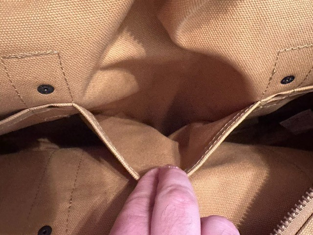 Pendleton Woolen Mills Brown Canvas Large Gym Bag NWT