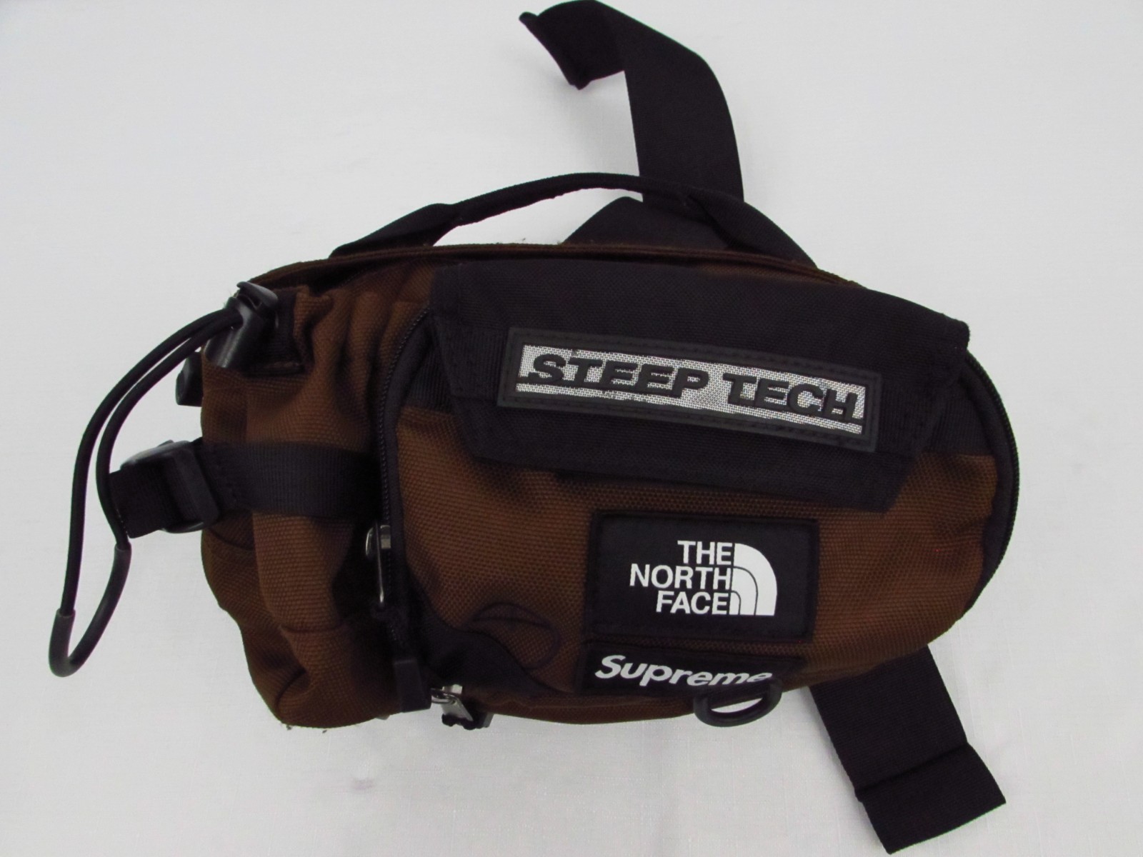 Supreme/ The North Face Steep Tech Waist Bag Dark Oak Brown FW22