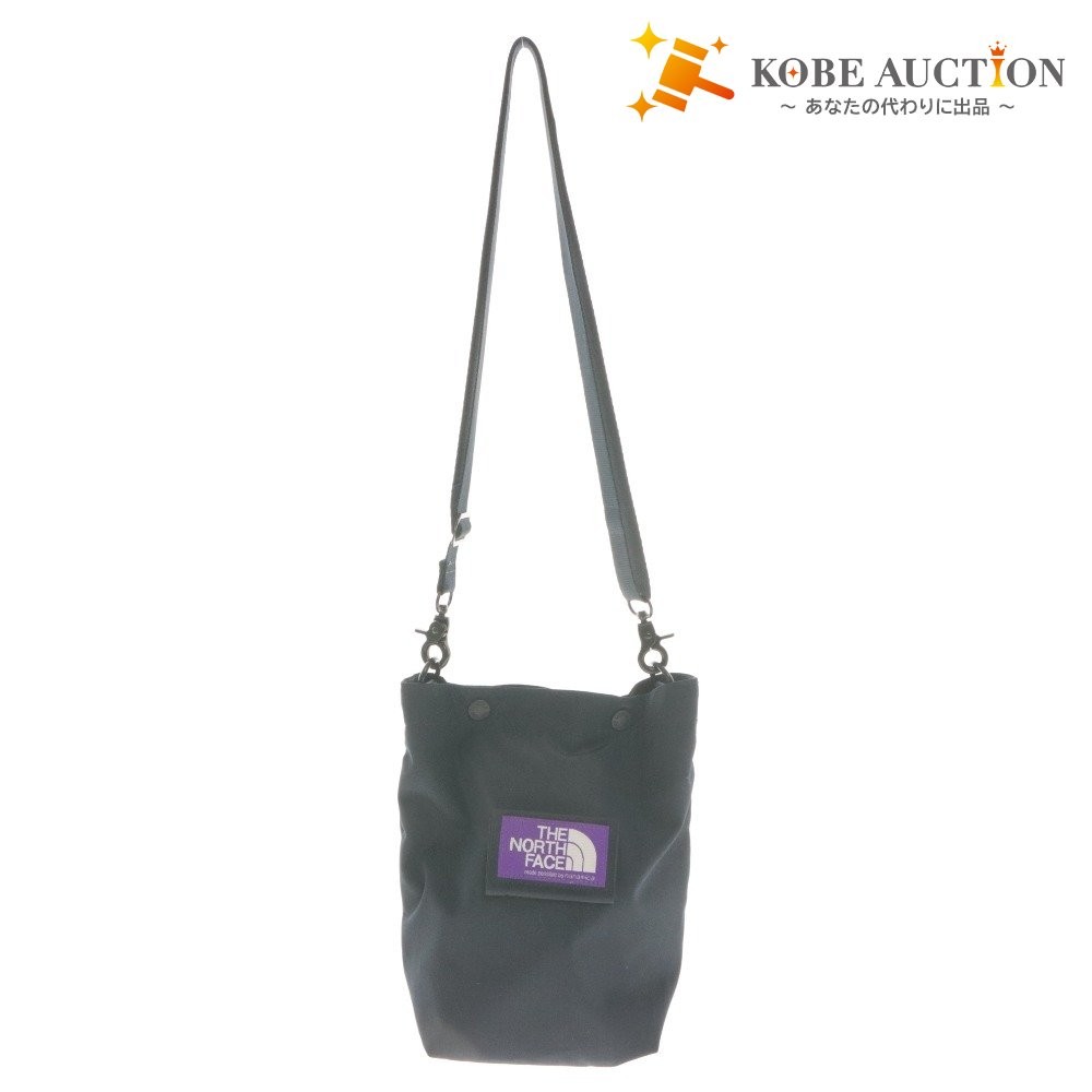 THE NORTH FACE Sling Bag Button Zipper Pouch Navy-Tone