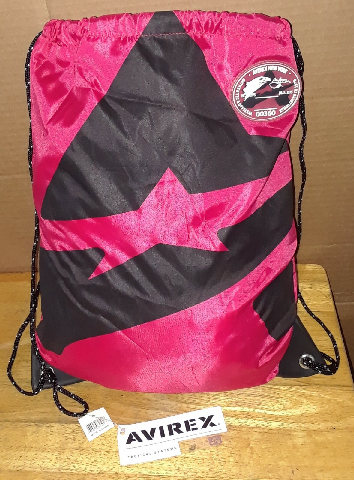 AVIREX New York Accessories Drawstring Backpack