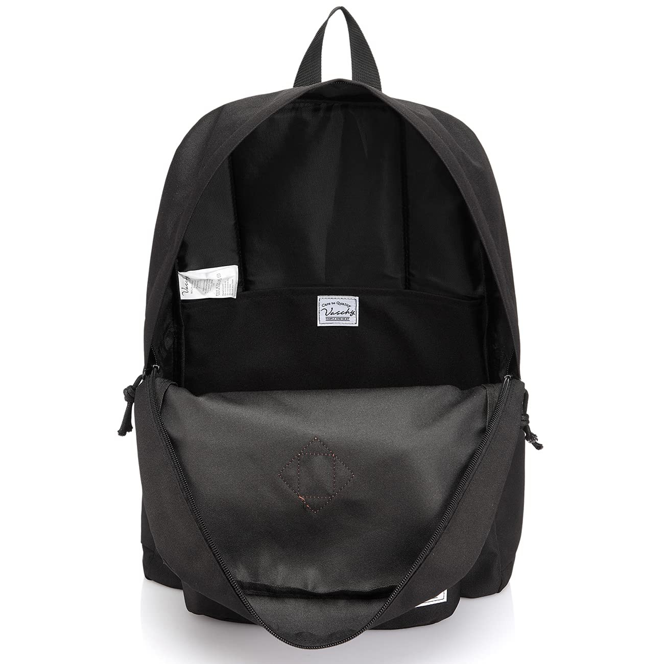 Vaschy Lightweight Backpack For School, Classic Basic Water Resistant