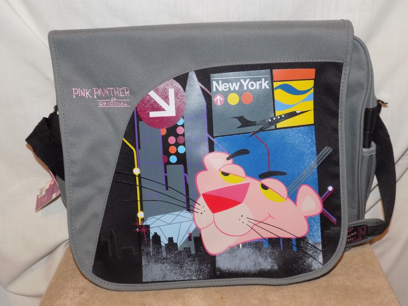 Pink Panther the Original Travel Messenger Bag NEW