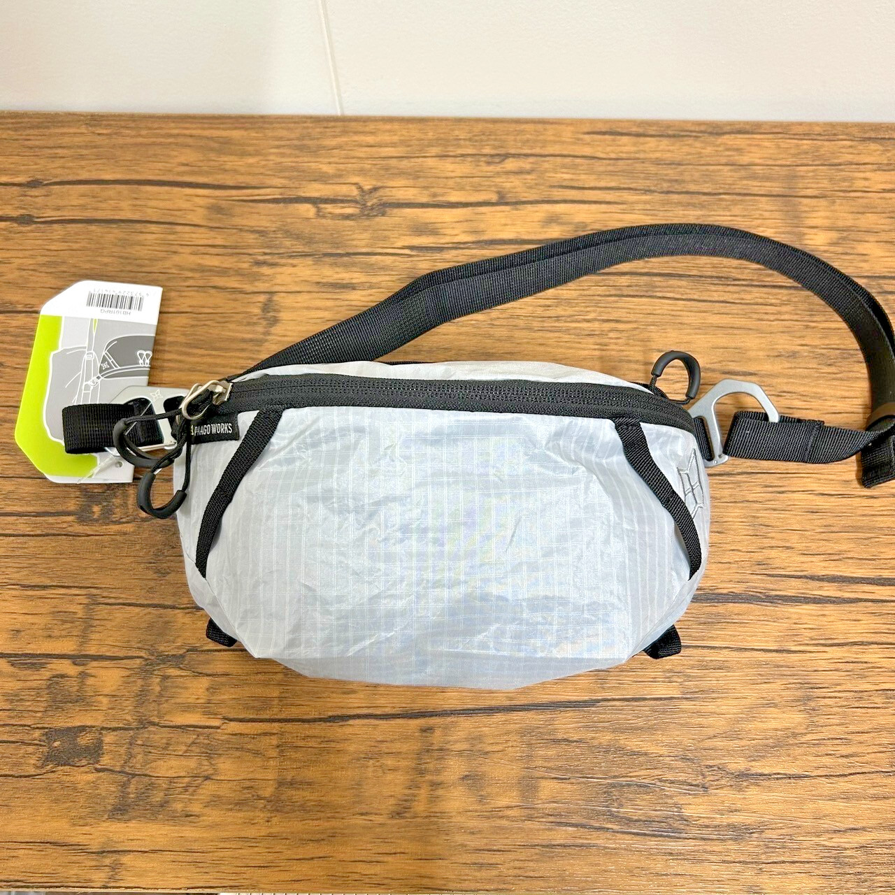 PAAGO WORKS Switch M Bag Recycled Polyester L-Gray made in Japan Free Shipping