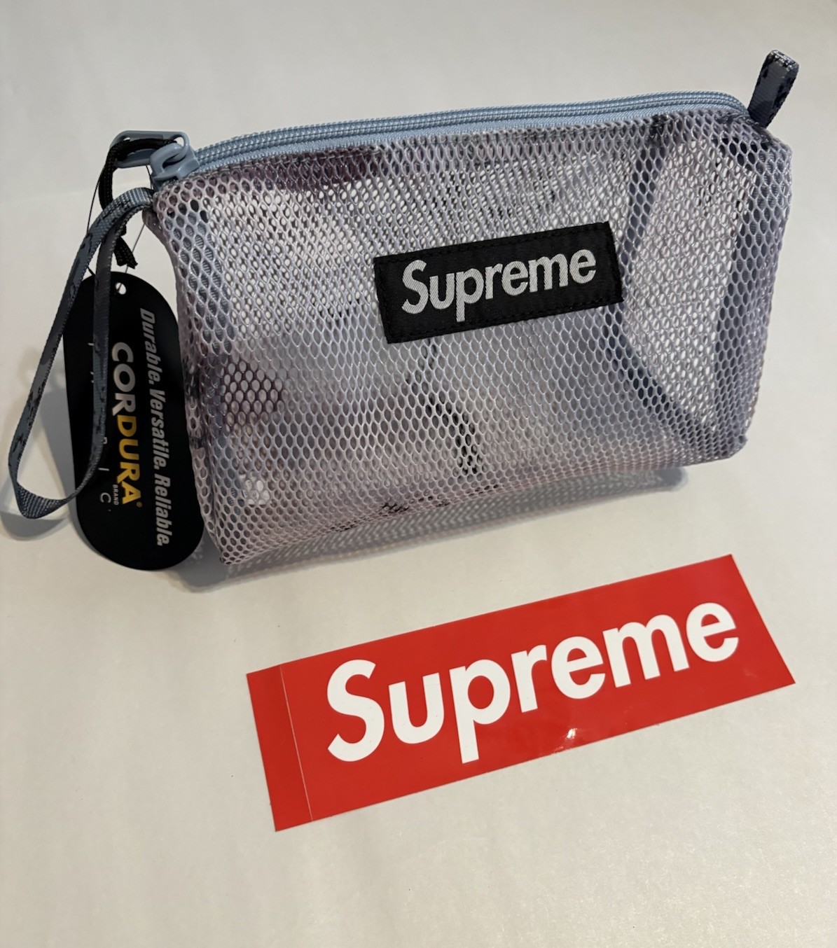 Supreme Utility Pouch Blue Chocolate Chip Camo SS20