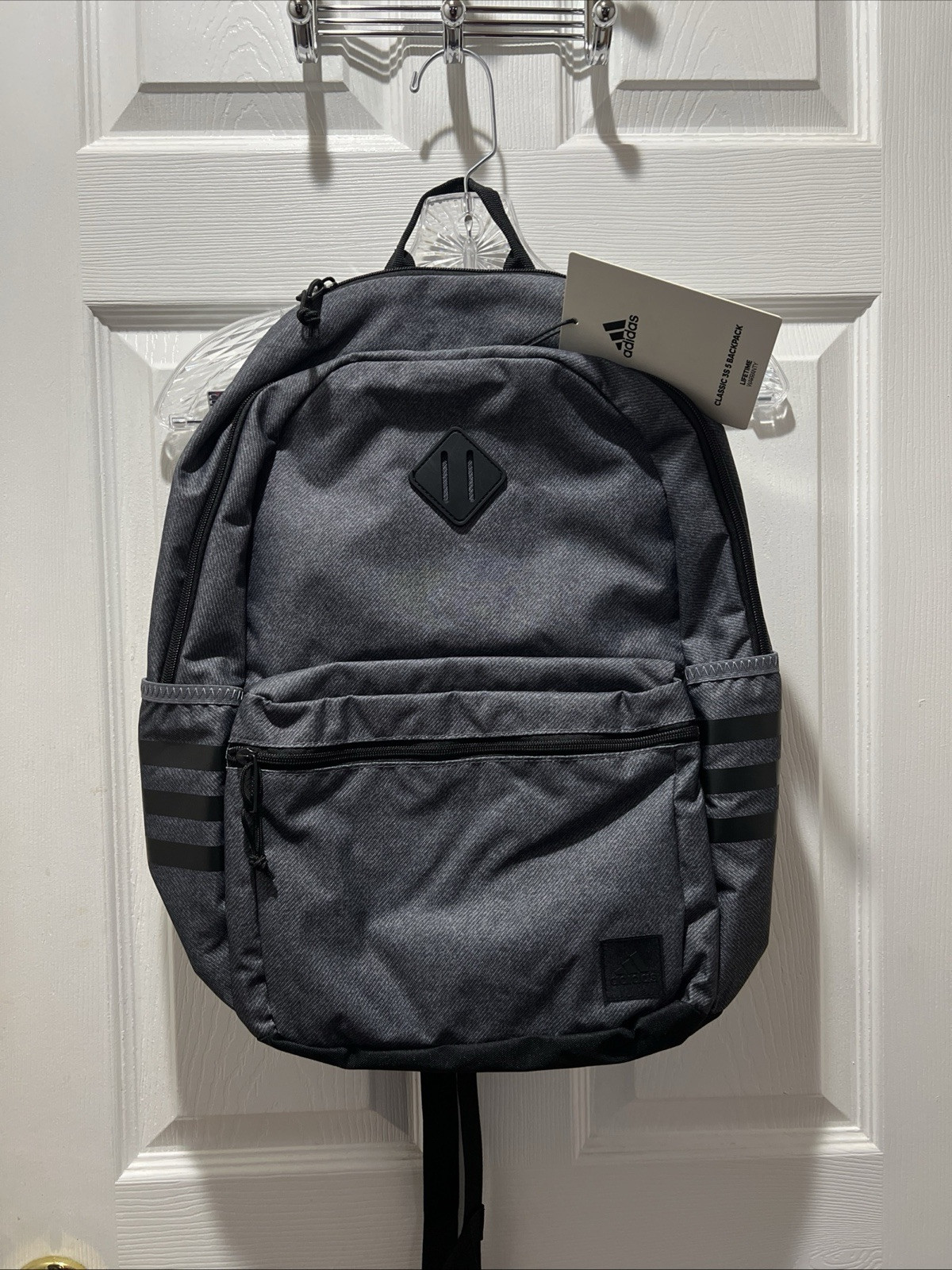 Adidas Classic 3S 5 Backpack NWT Gray And Black