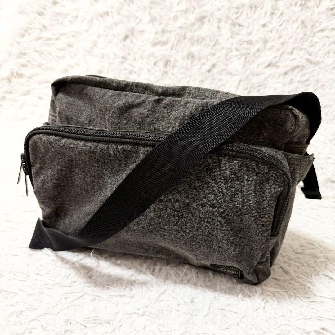 Authentic Yoshida Kaban PORTER Bioliner Shoulder Bag Gray 21cm x 28cm x 8cm Exce