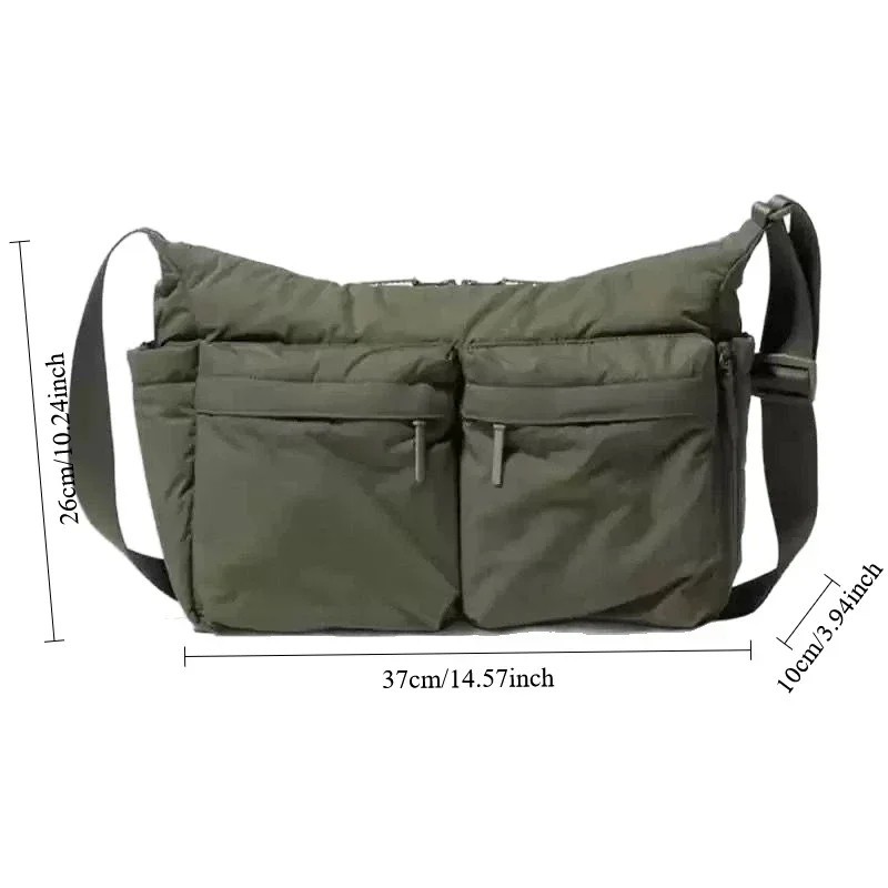 Uniqlo Multi Pocket Shoulder Bag 2 Colors Handbag For Men Messenger Bag