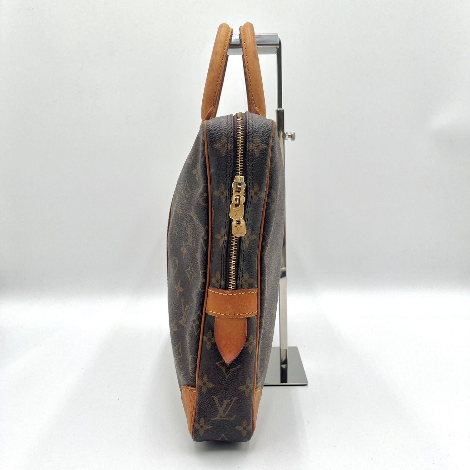 Auth LOUIS VUITTON Monogram Porte-Documents Voyage Men’s Business Bag, H 2Y10191