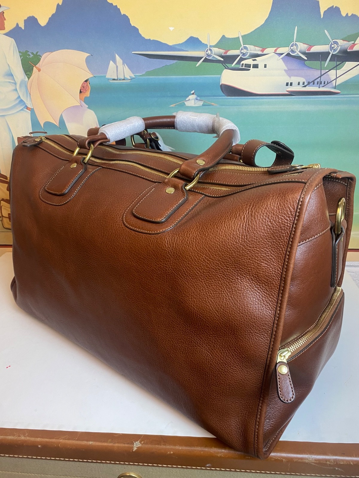 Ghurka Original Collection No. 2 Express Vintage Leather Carry-On Travel Bag