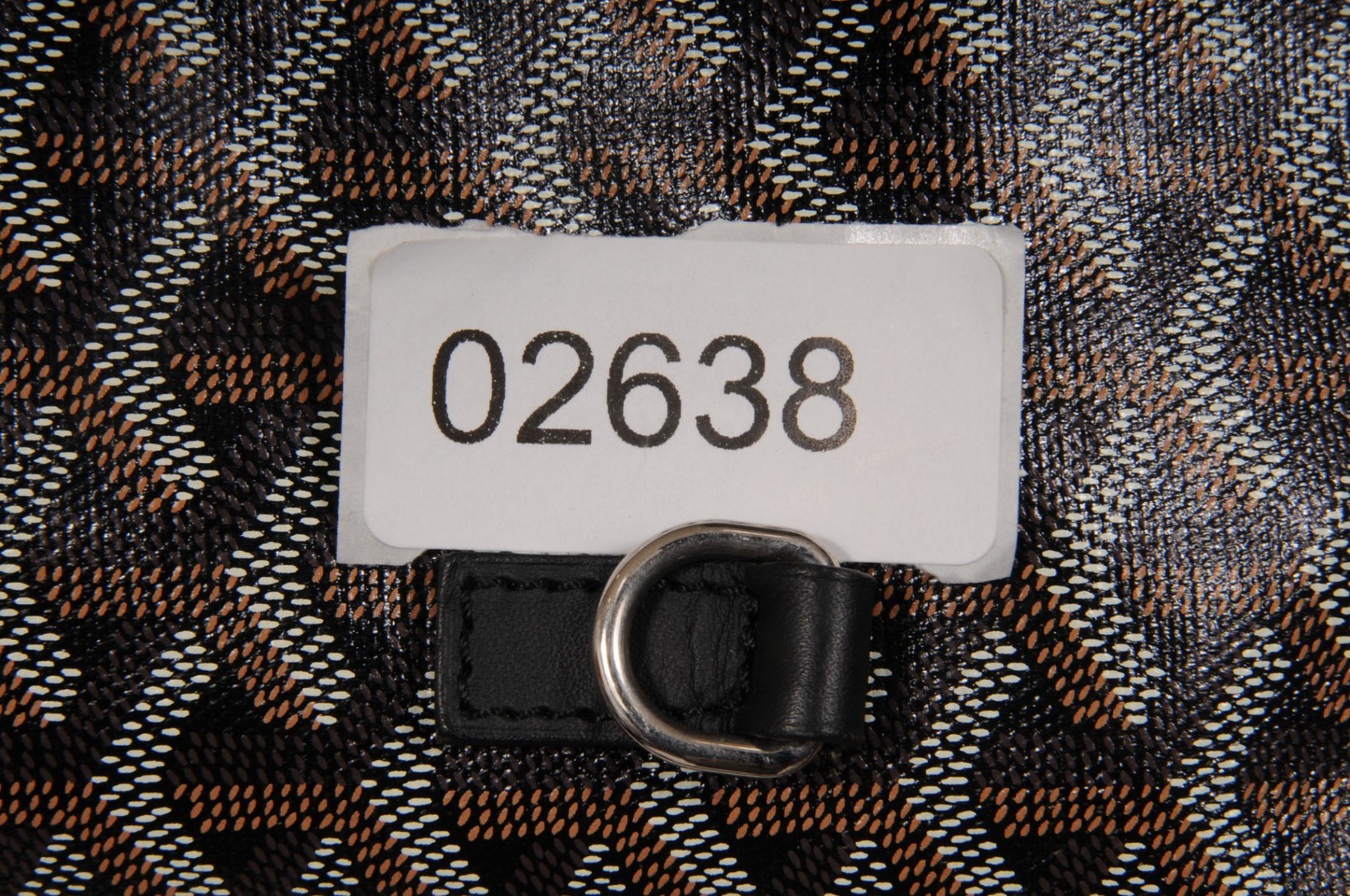 Goyard Alpin MM Backpack Black Leather Drawstring Strap Crossbody Travel Bag
