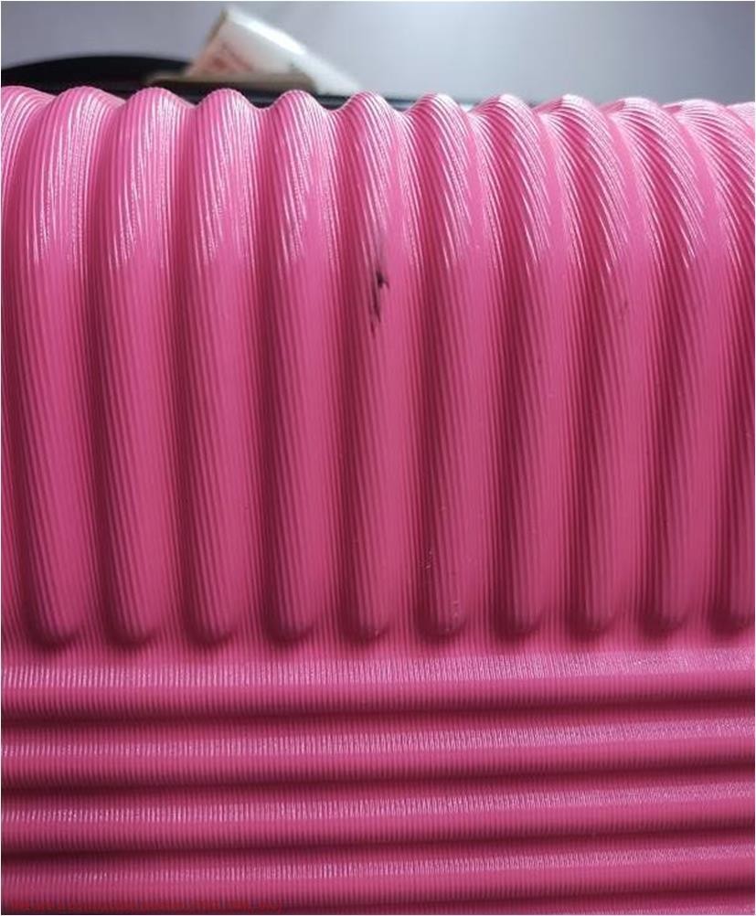 American Tourister NXT Hard Checked Spinner Suitcase Flamingo Pink SEE DETAILS