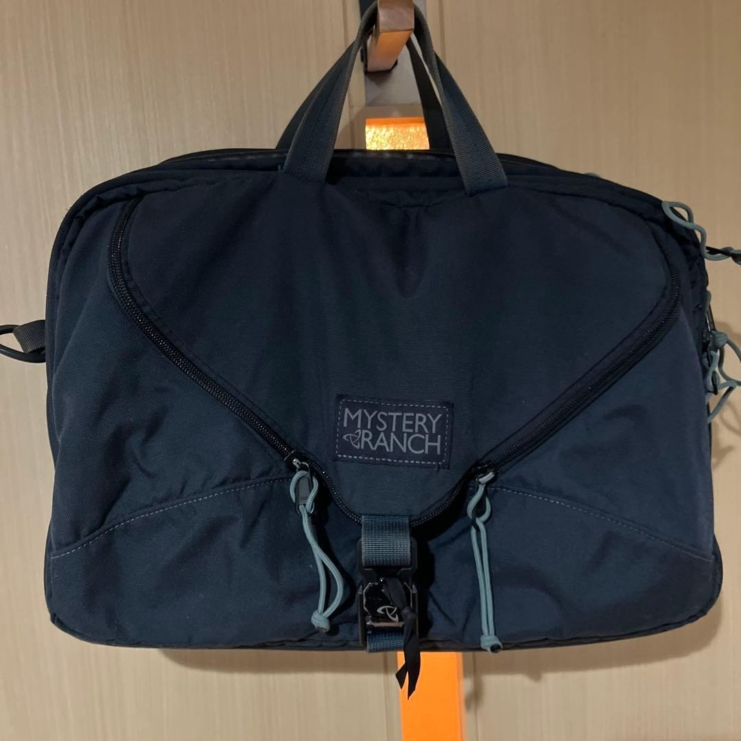 MYSTERY RANCH 3-Way Briefcase Navy CORDURA Business Backpack Shoulder Bag Laptop