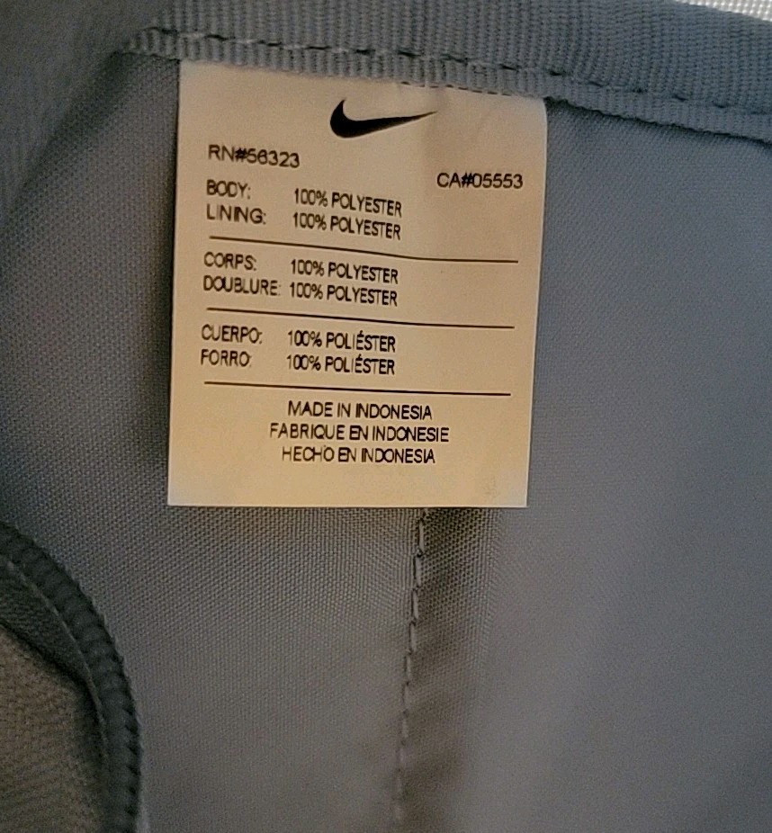 Nike backpack Light Blue And Slight DARKER Blue Used Read PRE-OWNED TIME SCHOOL