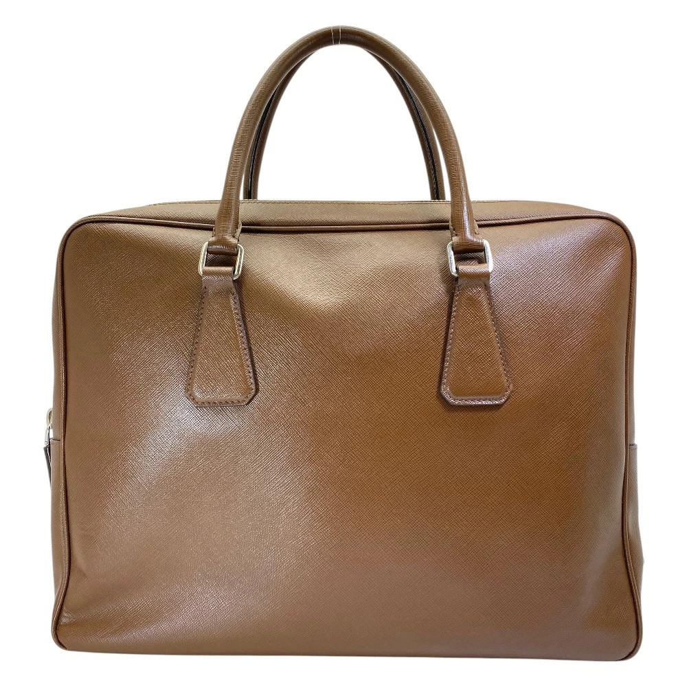 PRADA Business Bag Briefcase Handbag Triangle Logo Vs0305 Saffiano Leather