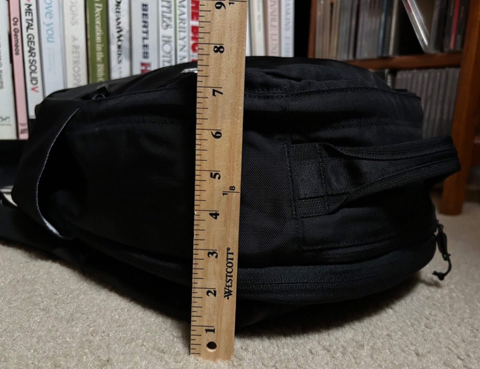 BABOON TO THE MOON black BACKPACK Regular Size