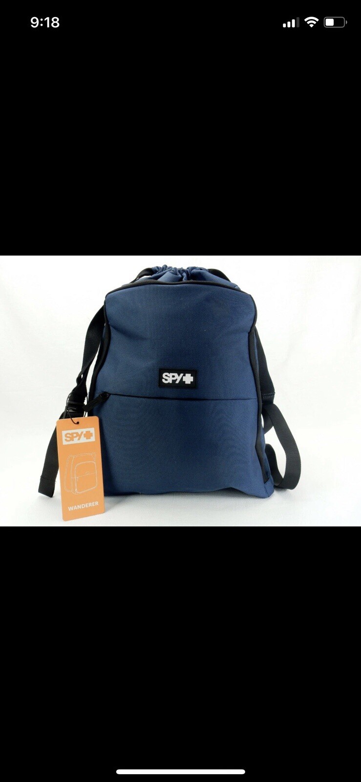 Spy Optic Backpack, Wanderer Sport Pack, 600D Polyester, Navy Color, #SP4109