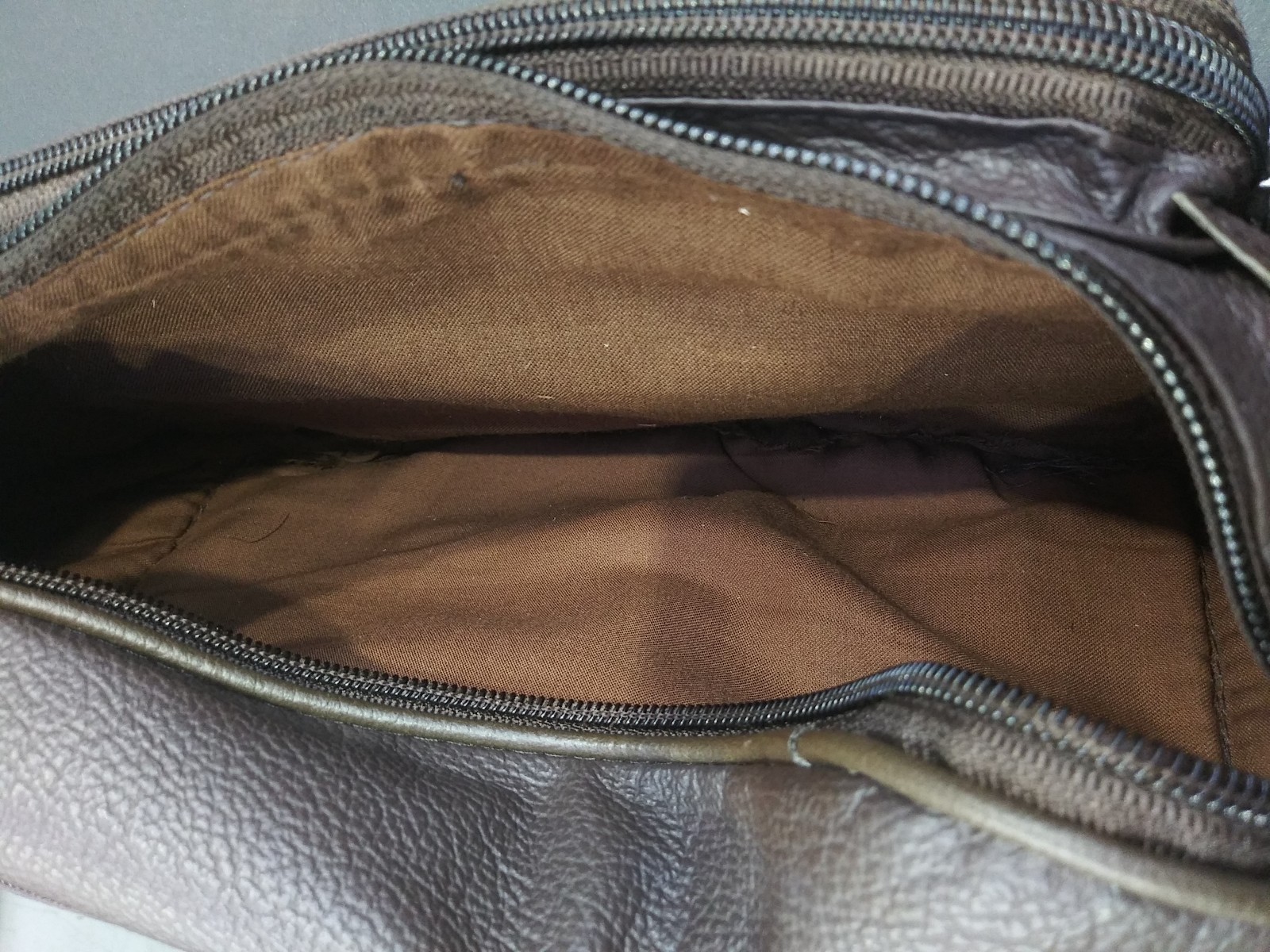 Genuine Leather Soft Functional Brown Fanny Back Unisex Made in India #051