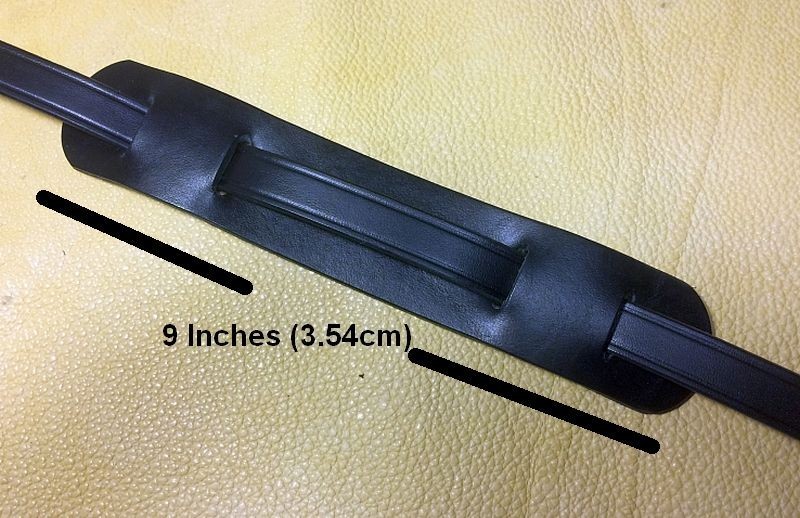 Thick Leather Shoulder Pad for Adjustable Crossbody Bag Straps 5 colors 3 Sizes