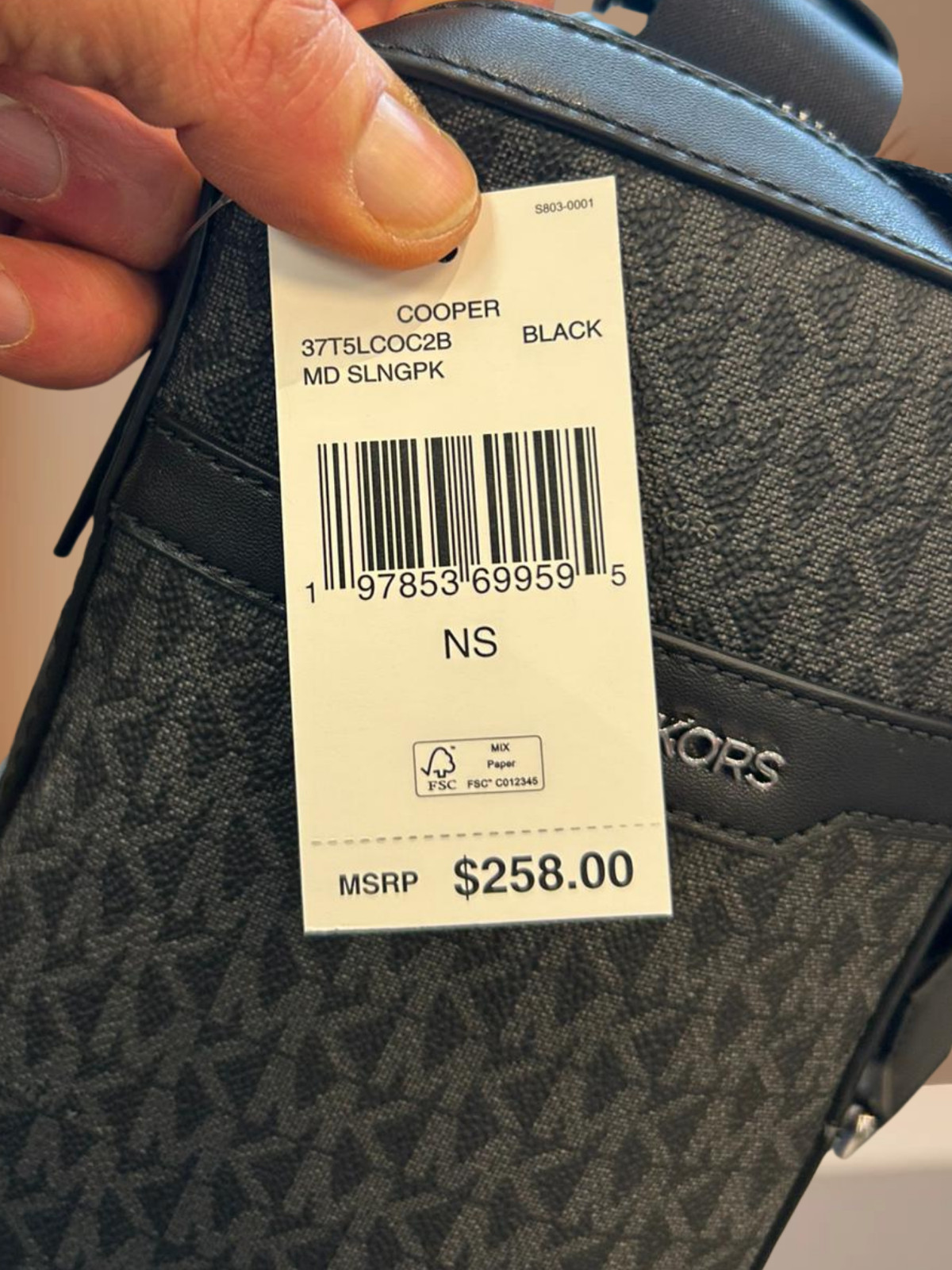 Michael Kors Cooper Men Medium Logo Crossbody Fanny Pack Waist Bag Variation