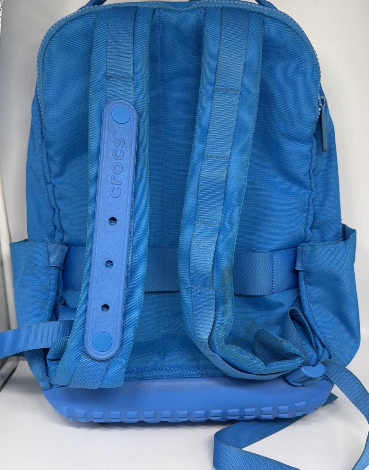 Crocs Classic Backpack Blue School Bag Travel Daypack Casual great condition