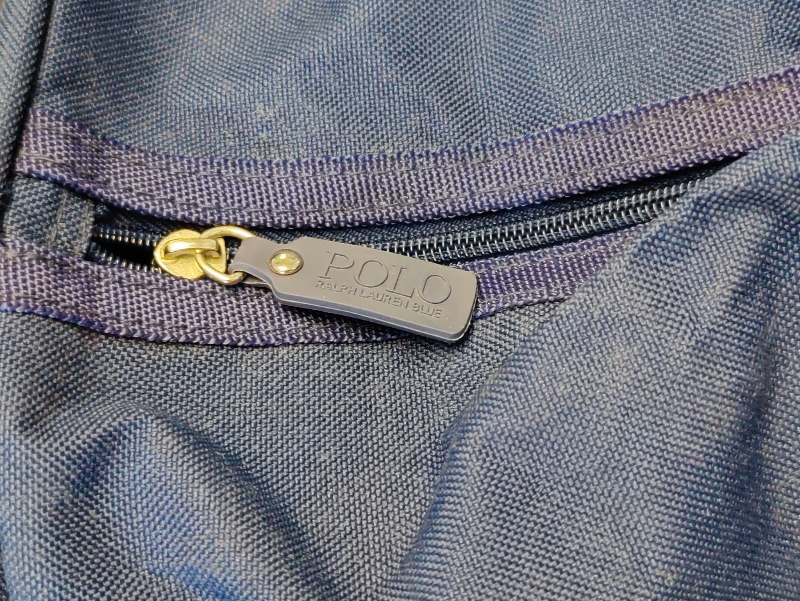 Polo Ralph Lauren -ROYAL BLUE CANVAS DUFFLE BAG -Weekend Travel Gym -22″ x 12″