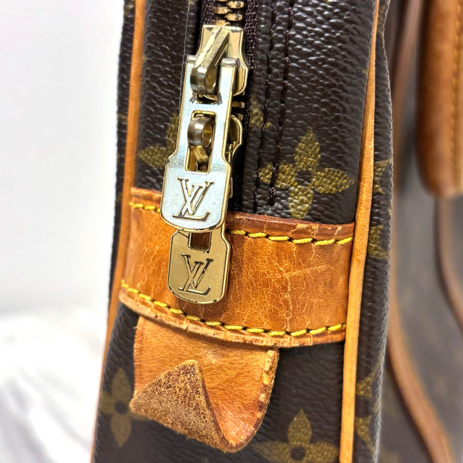 Louis Vuitton Briefcase Porte Document Voyage Monogram Business Bag Authentic