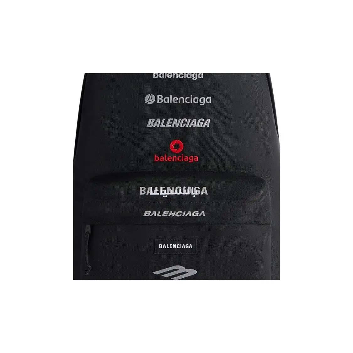 Balenciaga Explorer Recycled Nylon Backpack Men’s Black 13.7×7.7×18.5 in