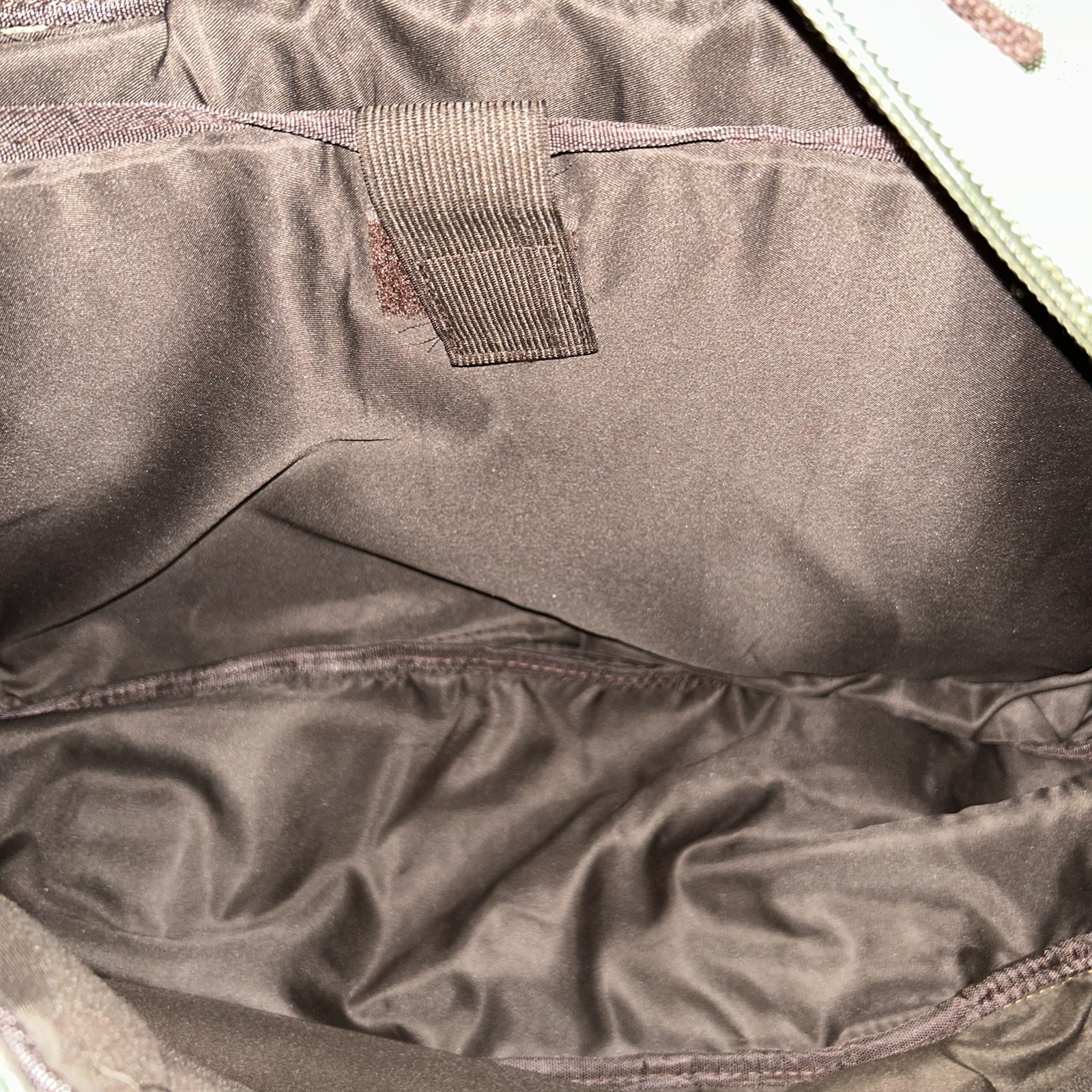 Canvas Backpack Duffel Bag Multiple Pocket Waist Strap Green