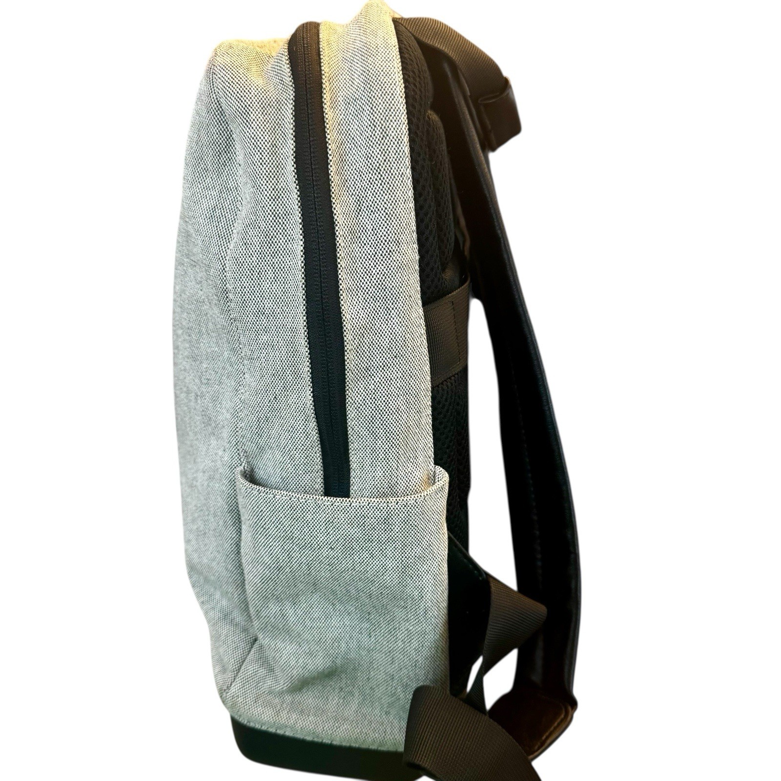 Moleskine Metro Backpack, 15″ Laptop/device storage, Luggage Strap. Gray Black