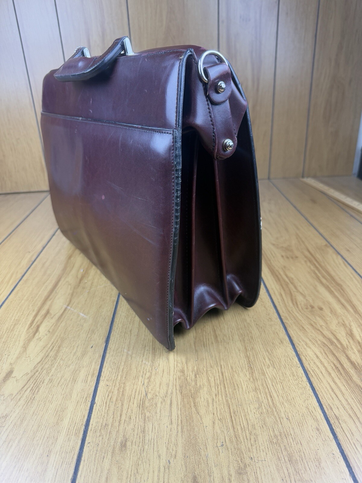 Jack Georges Elements Classic Leather Briefbag Briefcase Laptop Case With Lock