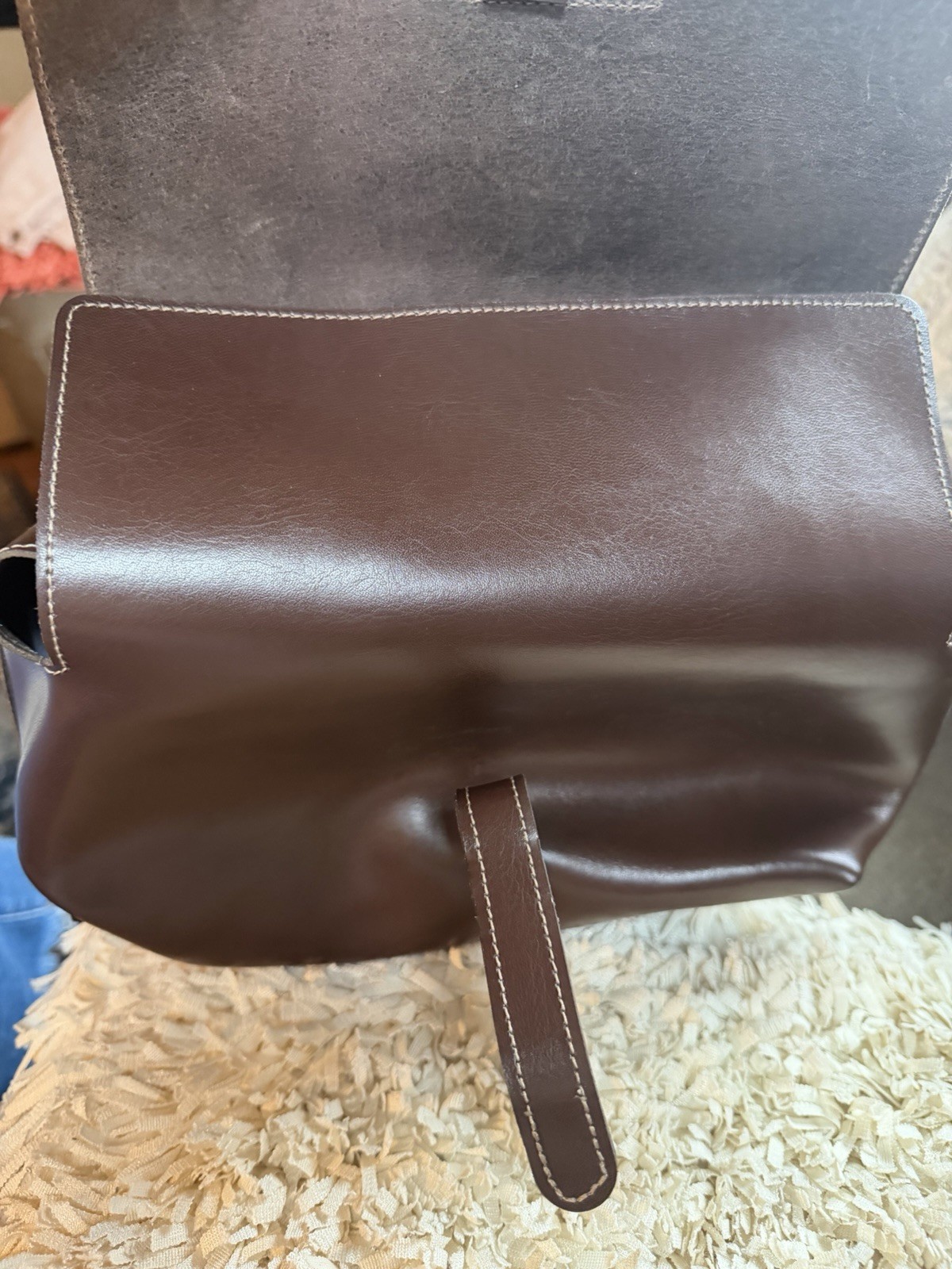 Looptworks Portland, Or Limited Edition Leather Bike Bag Recycled Materials