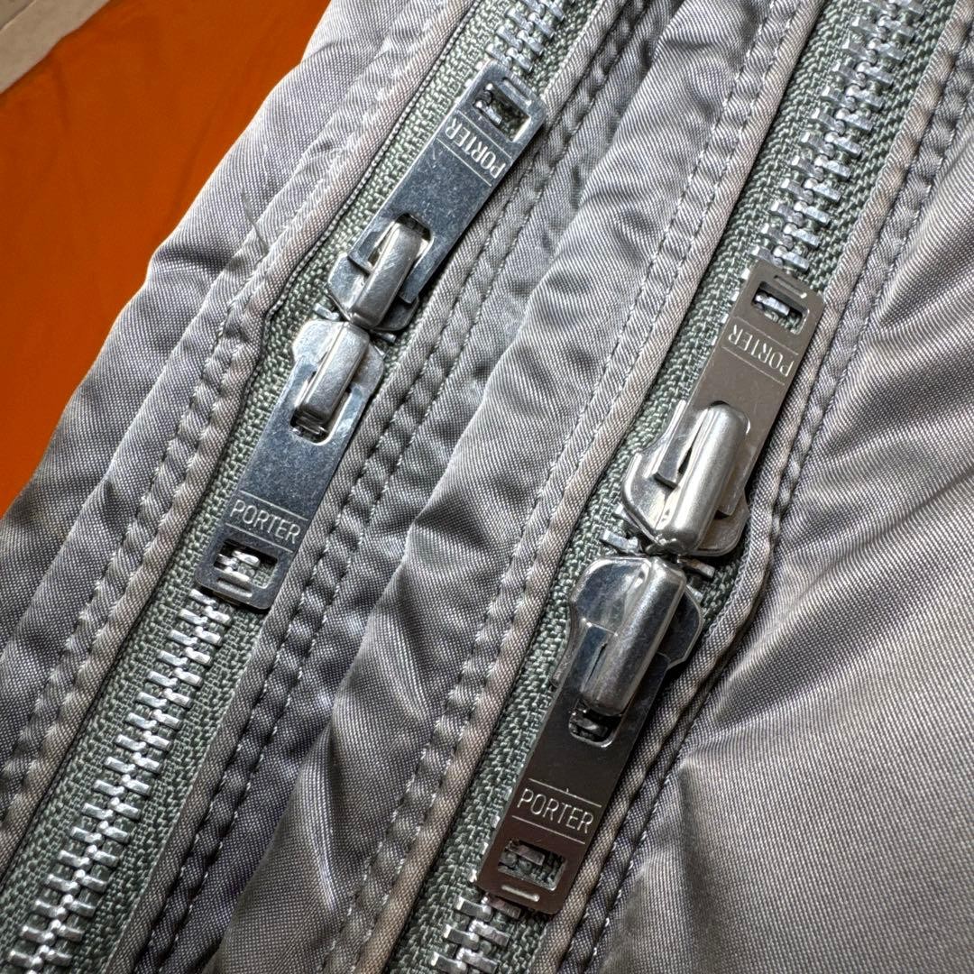 94 Excellent Condition Model Porter Tanker Business Bag 3way Gray 2 Layers