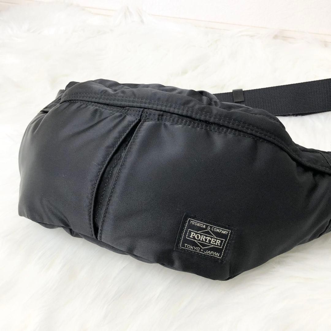 Porter Tanker Waist Bag Black Nylon Belt Bag Vintage No Box/Accessories