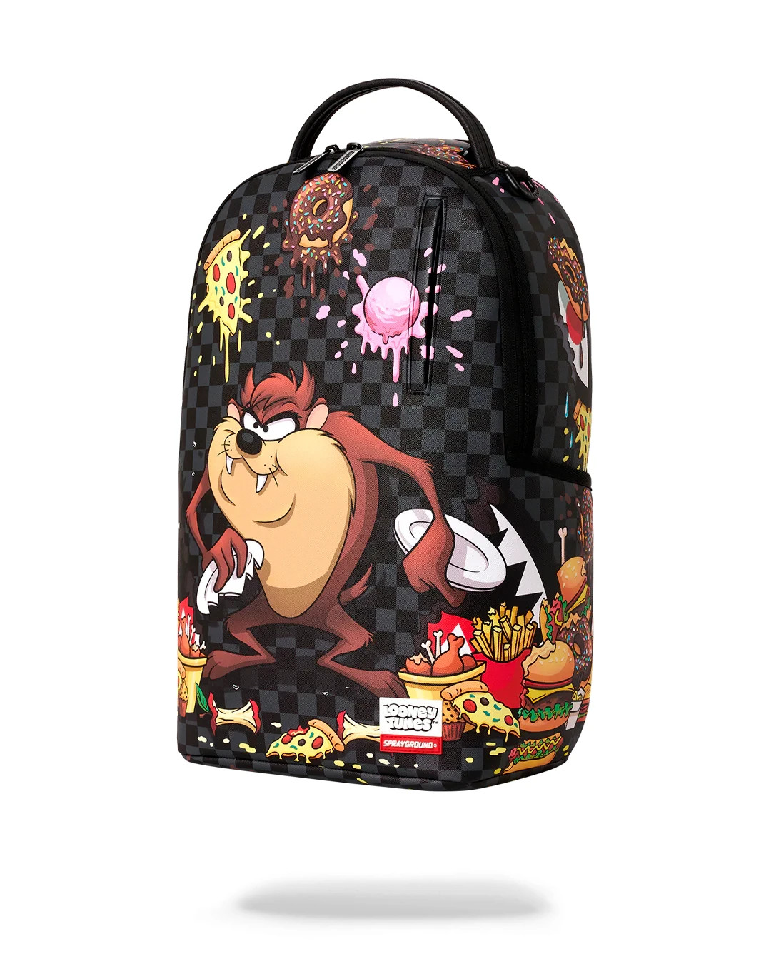 Sprayground TAZ Lunch Break Backpack🔥New Black Travel Bookbag Kids School Bag
