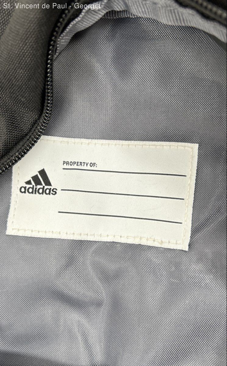 Adidas Classic 3S 4 Backpack Fits 16″ Laptop Jersey Black Bookbag Great Cond.