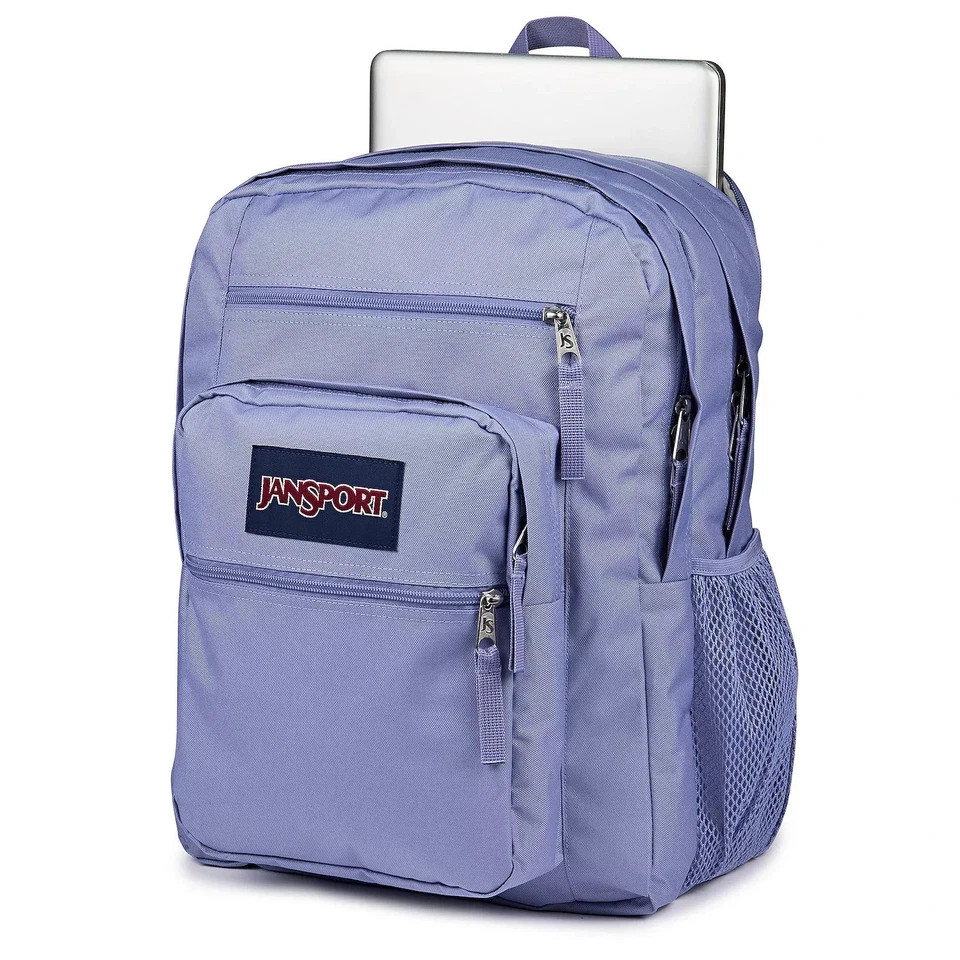 JanSport BIG STUDENT BACKPACK Lavender Ash Purple Unisex 15″ Laptop Compartment