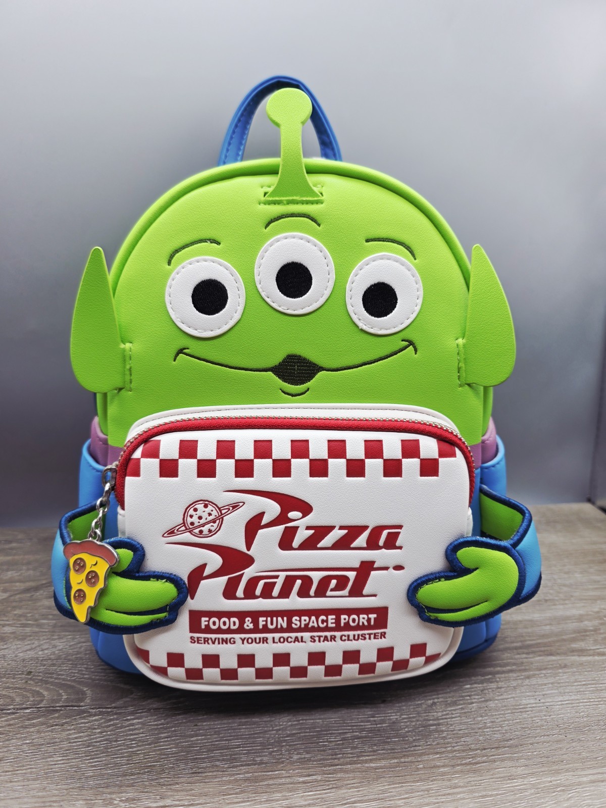 New With Tags Disney Toy Story Alien Pizza Planet Mini Backpack Loungefly