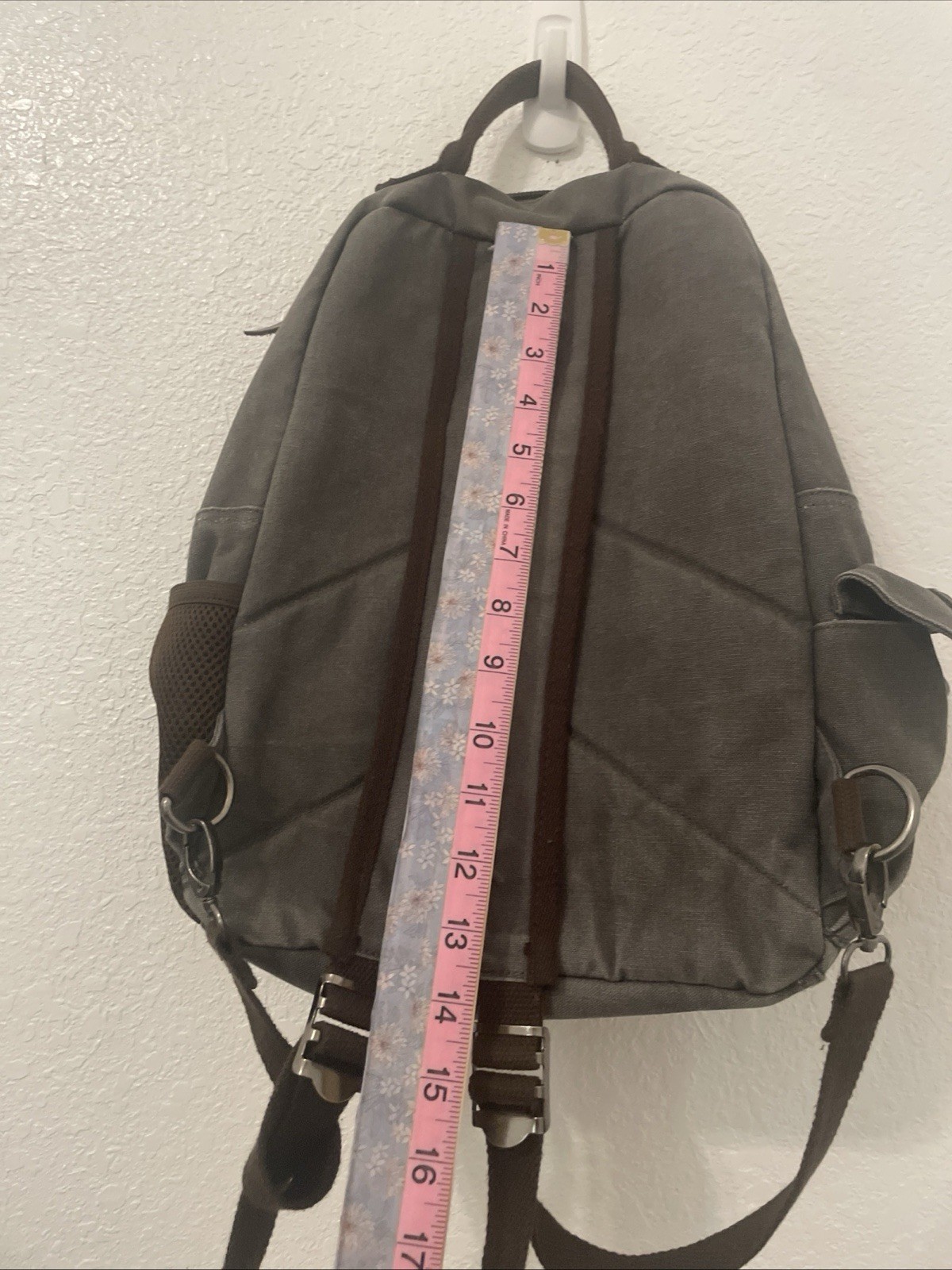 Unisex Canvas Convertible Backpack Rucksack Pack Sling Work Dad Bag Travel