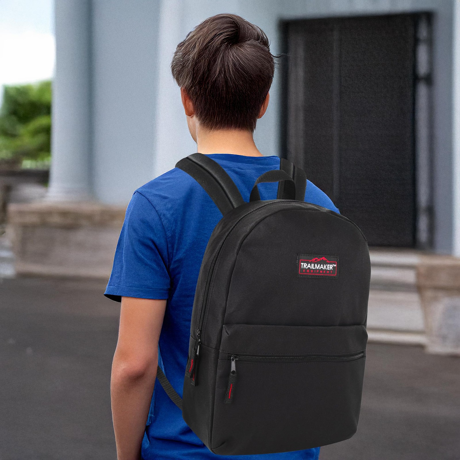 Trail maker Classic 17 inch Backpacks with Adjustable Padded Straps | School …