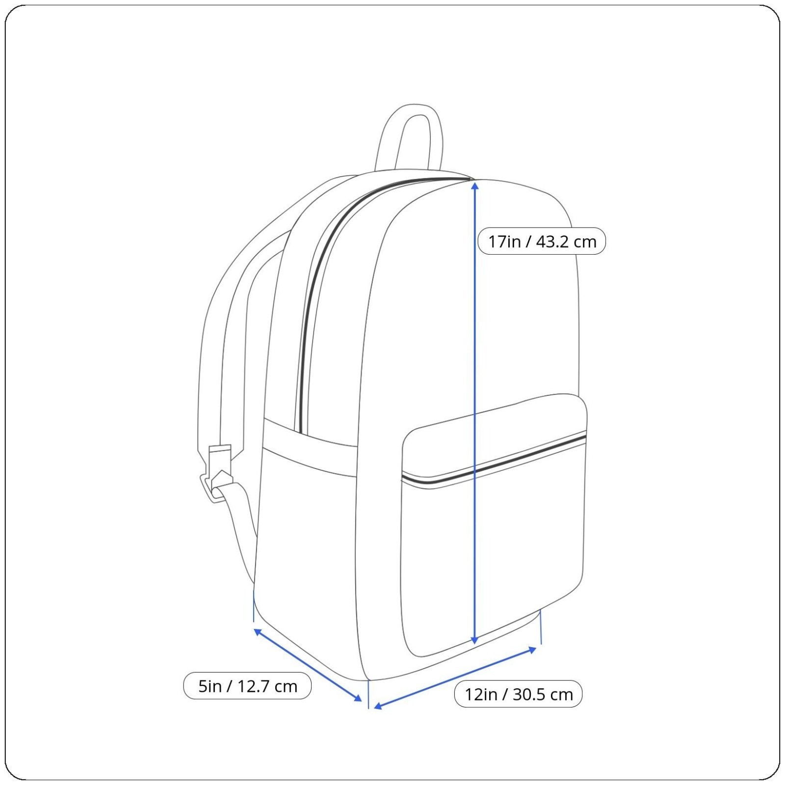 Kingsons Men’s Black Nylon With USB Charging Port Stylish Design Laptop Backpack