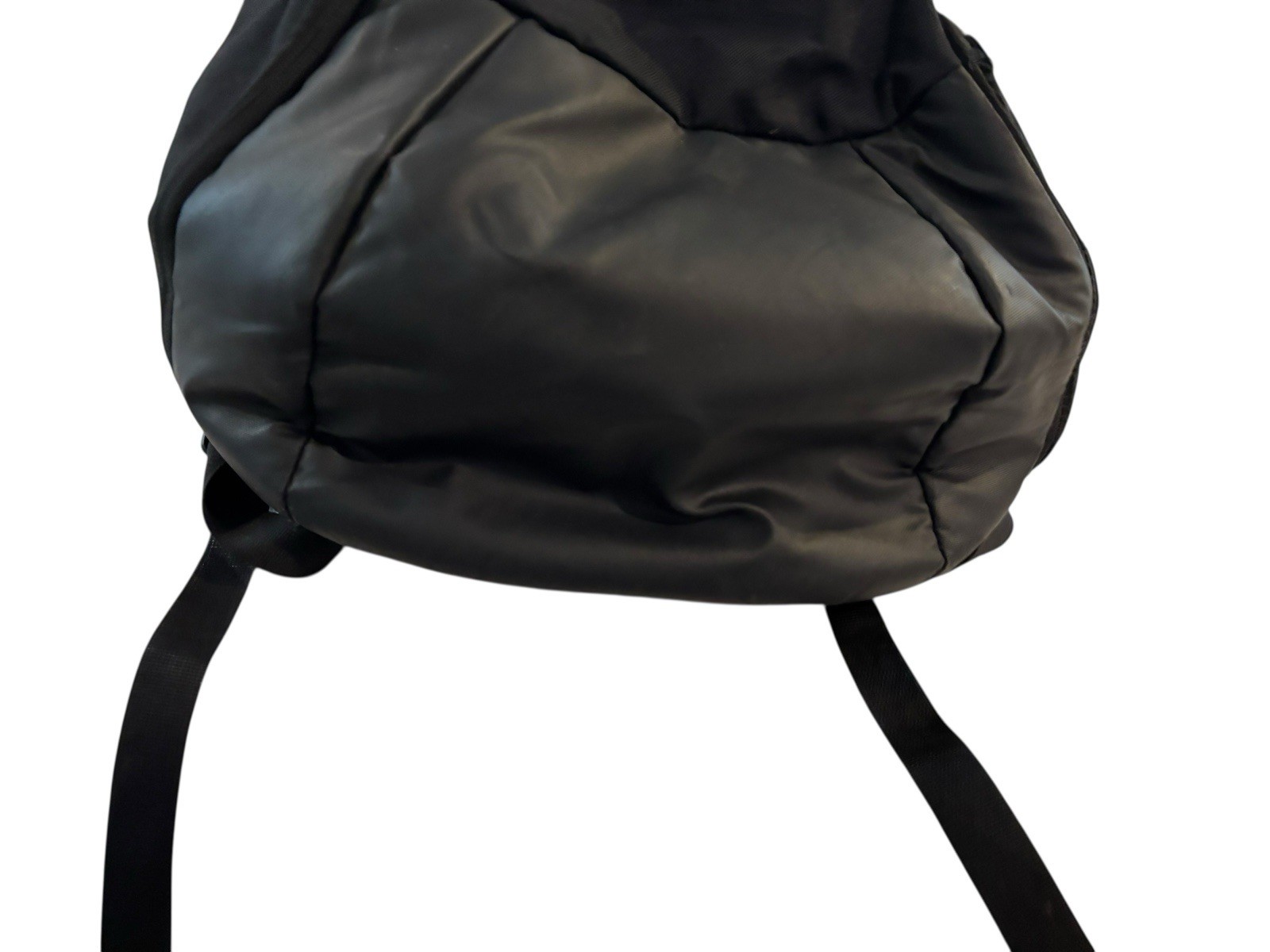 Nike Hoops Elite Pro Backpack Black Adjustable Straps Zippered Gold Polyester