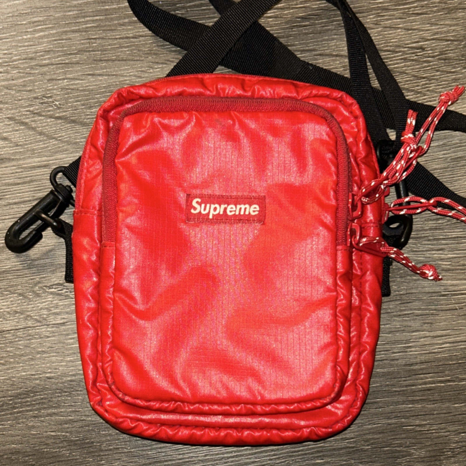 2018-19 Supreme Codura Side Bag Red colorway