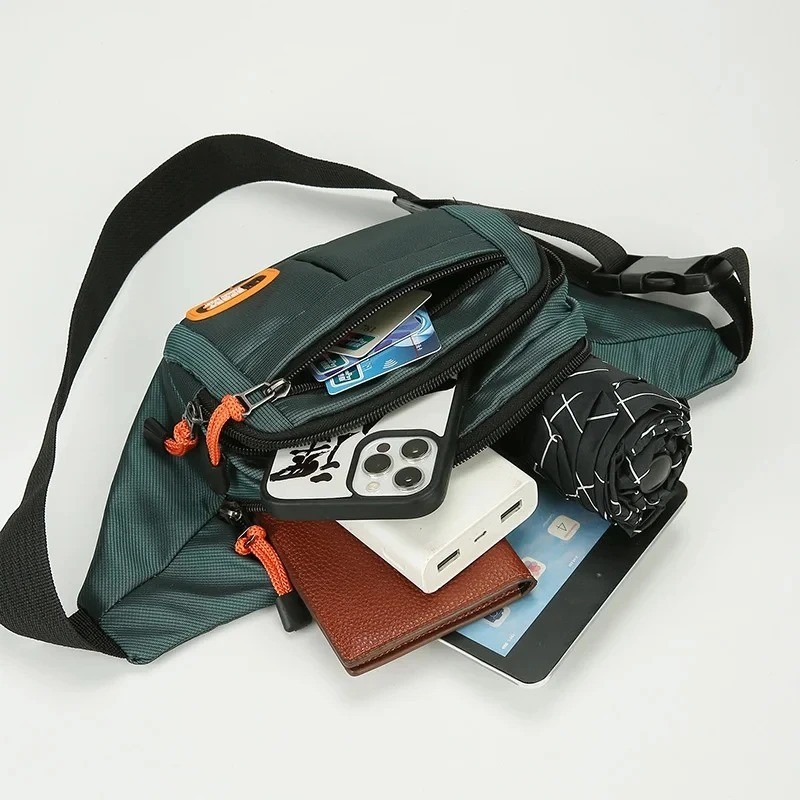 Multifunctional Mobile Waist Bag for Men and Women, Wear-Resistant Design
