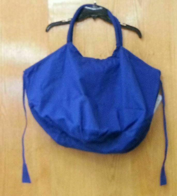 NWT Day Tripper Reversible Cotton Canvas Tote Bag Beach Travel Vacation 17 x 24