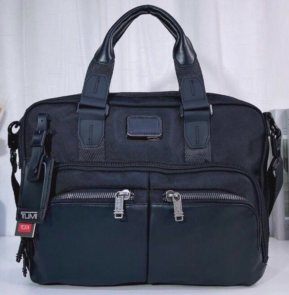 TUMI New Slim Commuter Briefcase ALPHA BRAVO Business bag Men’s outlet New