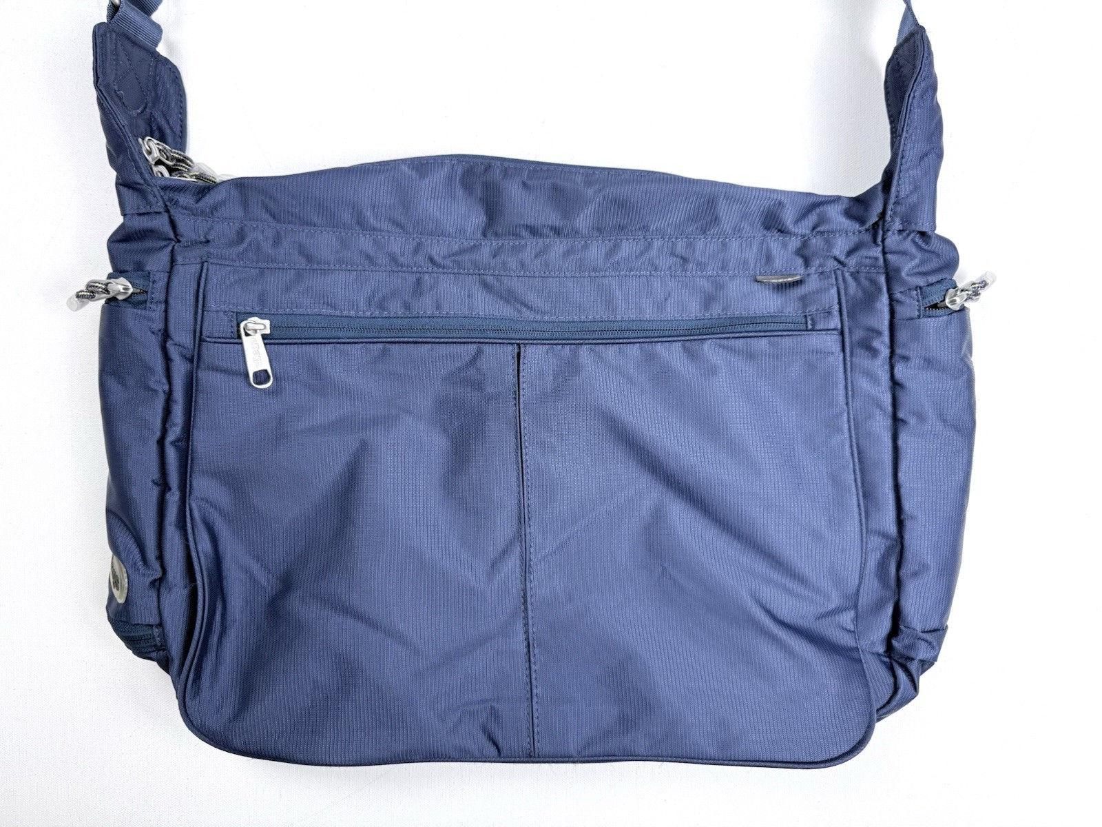 eBags EB2108A Blue Messenger Shoulder Bag Multiple Pockets