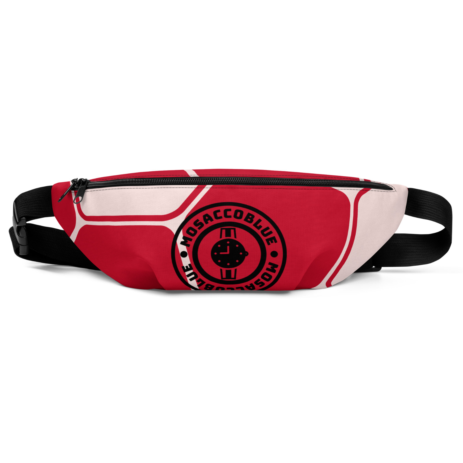 MOSACCOBLUE ABSTRACT RED Fanny Pack