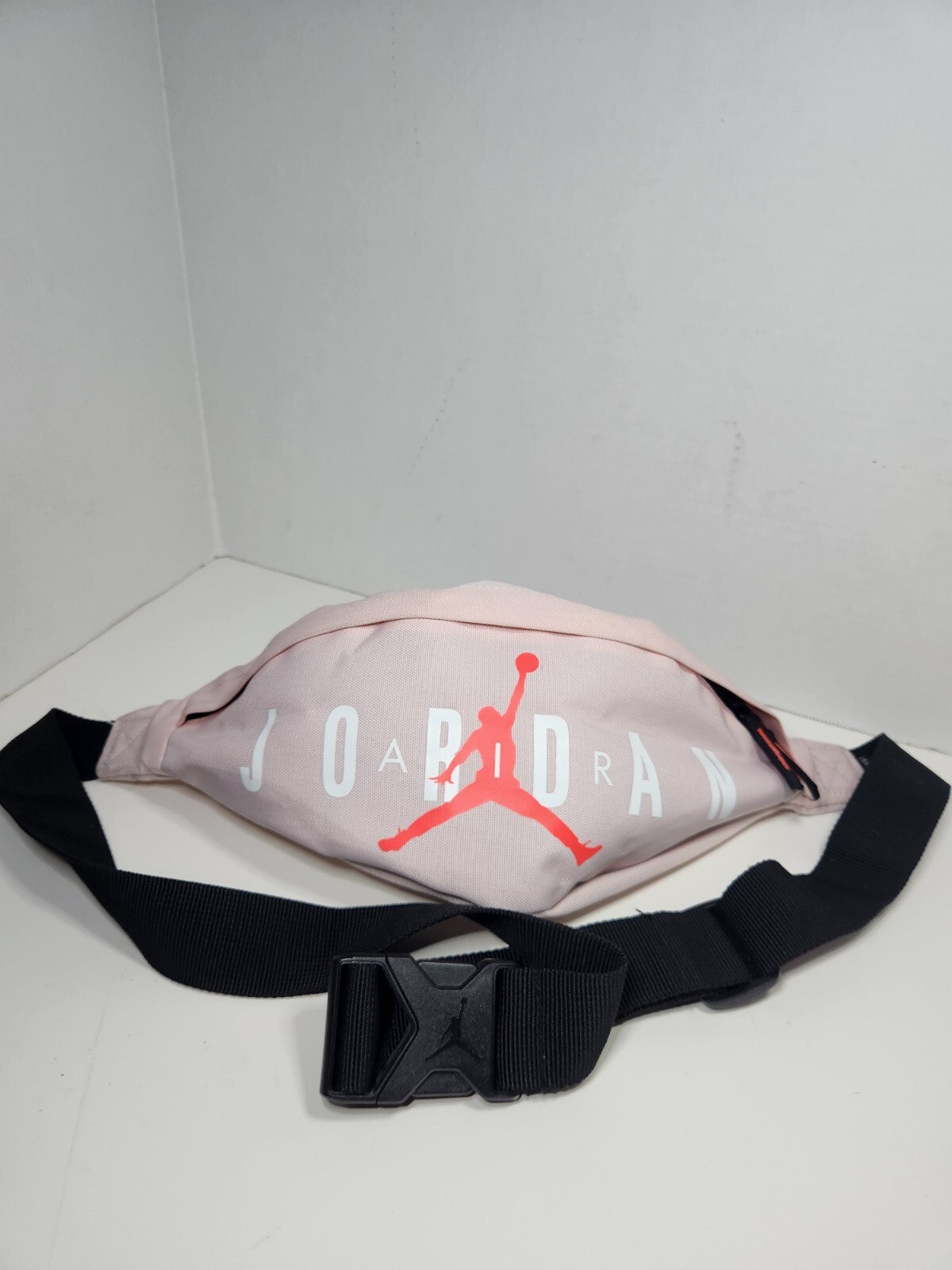 Nike Air Jordan Oversized Hip Pack Crossbody Fanny Bag Pink/White Size Large