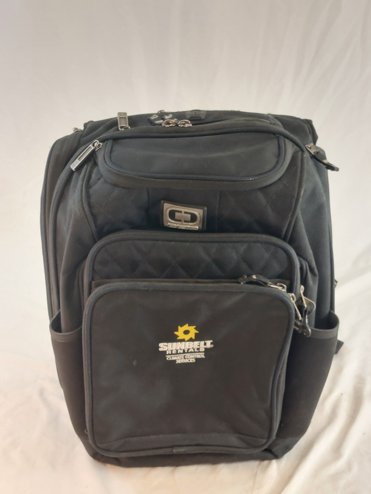 OGIO Epic Pack Backpack In Black Quilted sunbelt logo
