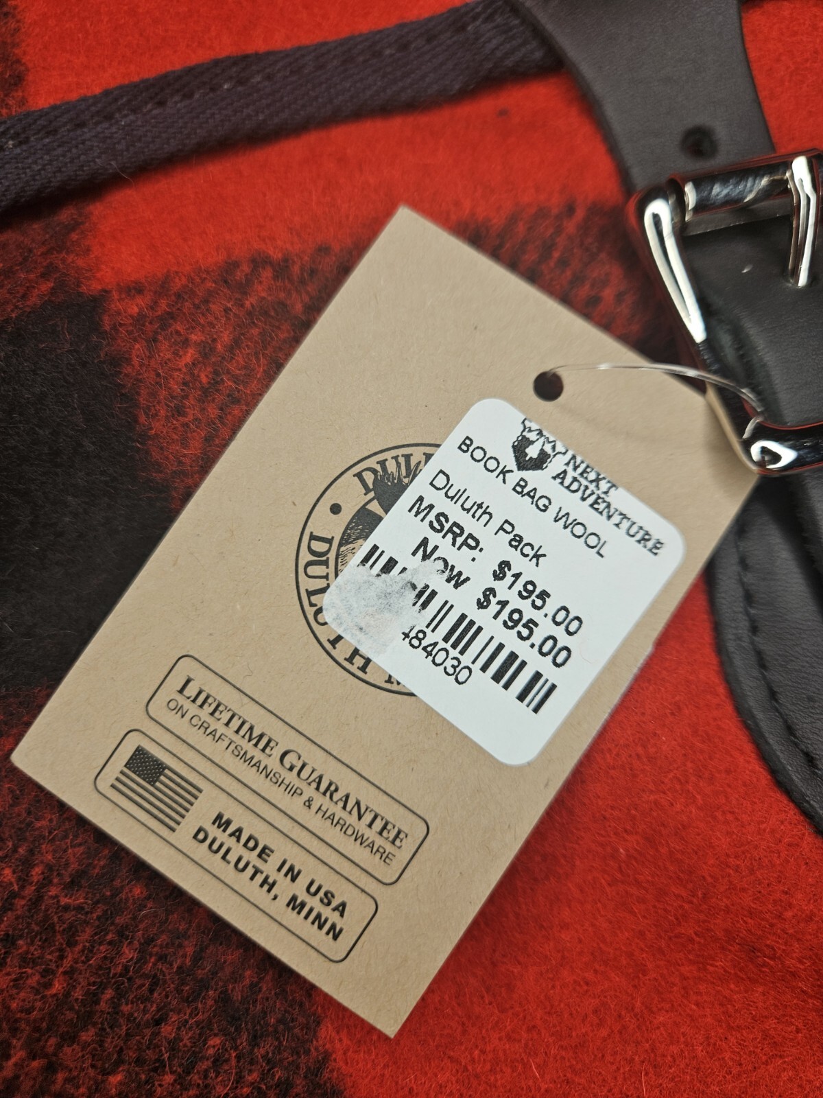 Duluth Minnesota Wool & Leather Messenger Made In USA New With Tags NICE!!